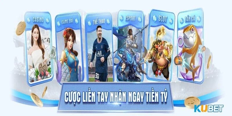 Các bộ môn thể thao Kubet lôi cuốn