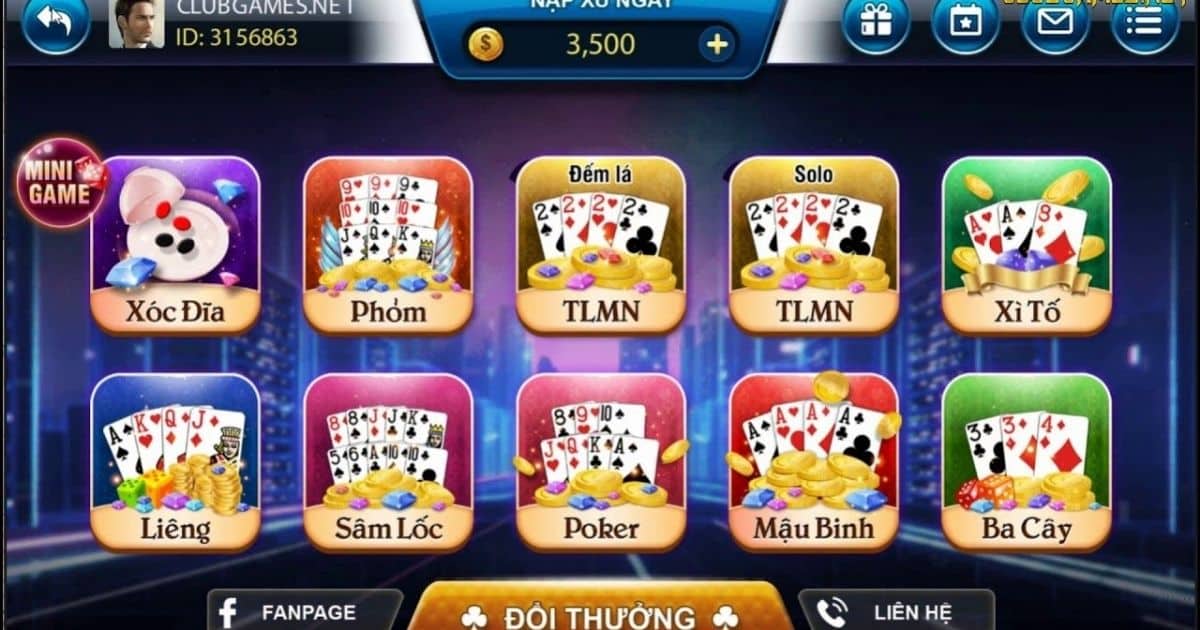 Top game bài đổi thưởng qua ngân hàng phổ biến tại Kubet